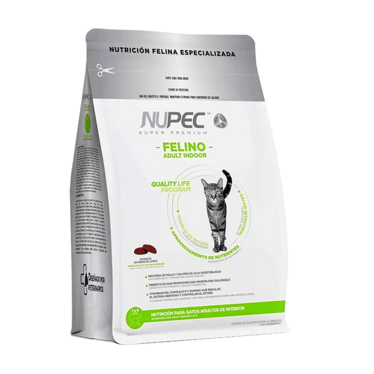 Alimento Croquetas Para Gatos Nupec Felino Adult Indoor