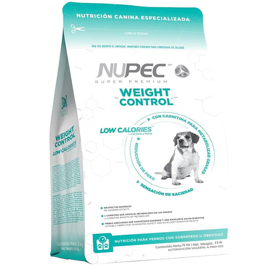 Alimento Croquetas Nupec Weight Control Para Perro Adulto