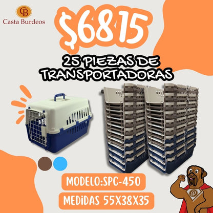 TRANSPORTADORA SUPER ECONOMICA PARA MASCOTA 25SPC-450