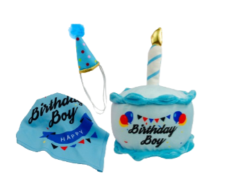 Set De Peluche Happy Birthday Con Sonido Sharpaw Para Mascotas