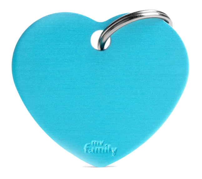 Placa De Identificación En Forma De Corazón Para Mascotas, Aluminio, Grabado Incluido