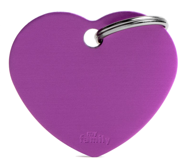 Placa De Identificación En Forma De Corazón Para Mascotas, Aluminio, Grabado Incluido