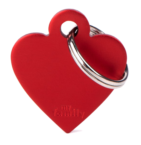 Placa De Identificación En Forma De Corazón Para Mascotas, Aluminio, Grabado Incluido