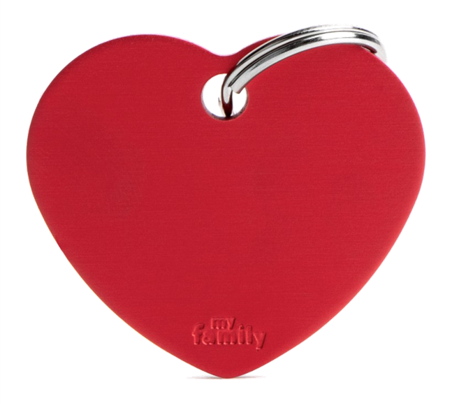 Placa De Identificación En Forma De Corazón Para Mascotas, Aluminio, Grabado Incluido