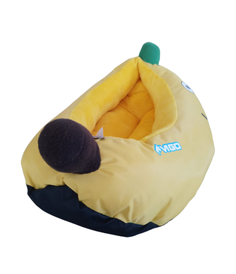 Cama En Forma De Banana Para Perros