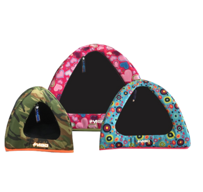 Casa Piramide Con Cojin Para Perros