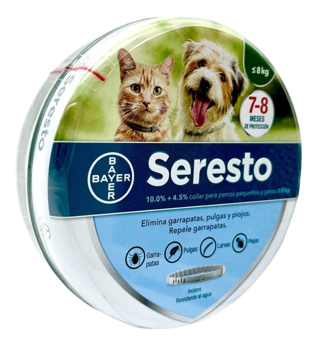 Collar Seresto Para Perros Y Gatos Chicos Y Grandes