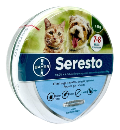 Collar Seresto Para Perros Y Gatos Chicos Y Grandes