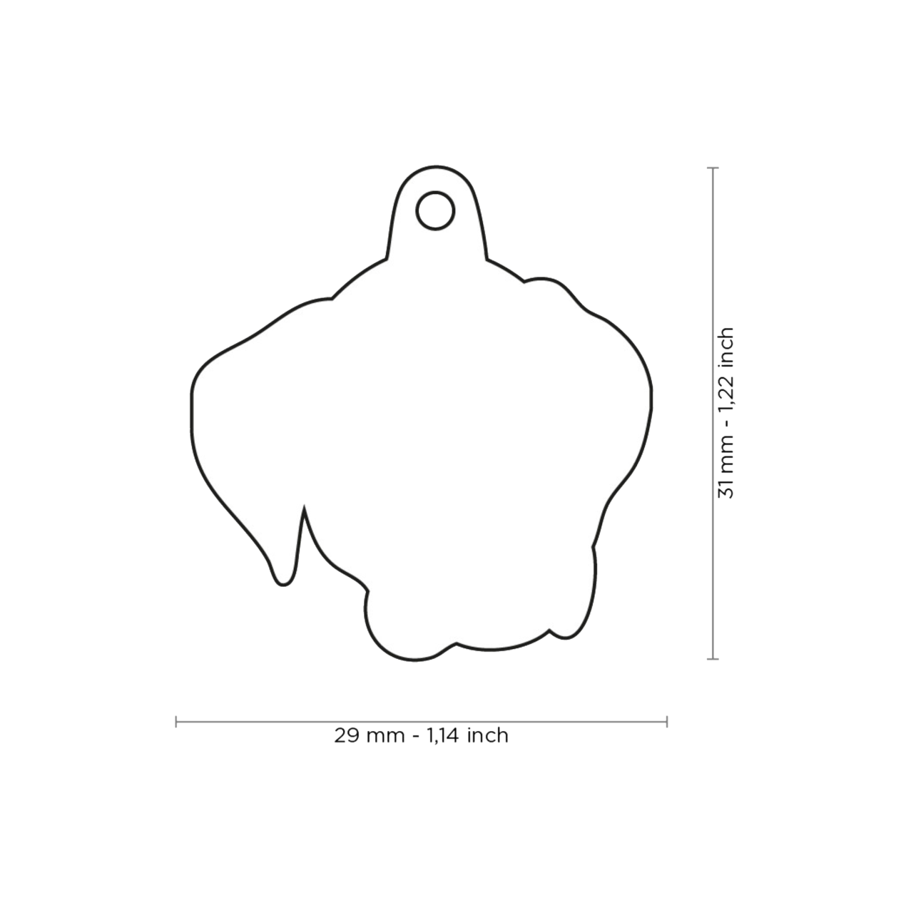 Placa De Identificación En Forma De Perro Raza Boxer, Grabado Incluido