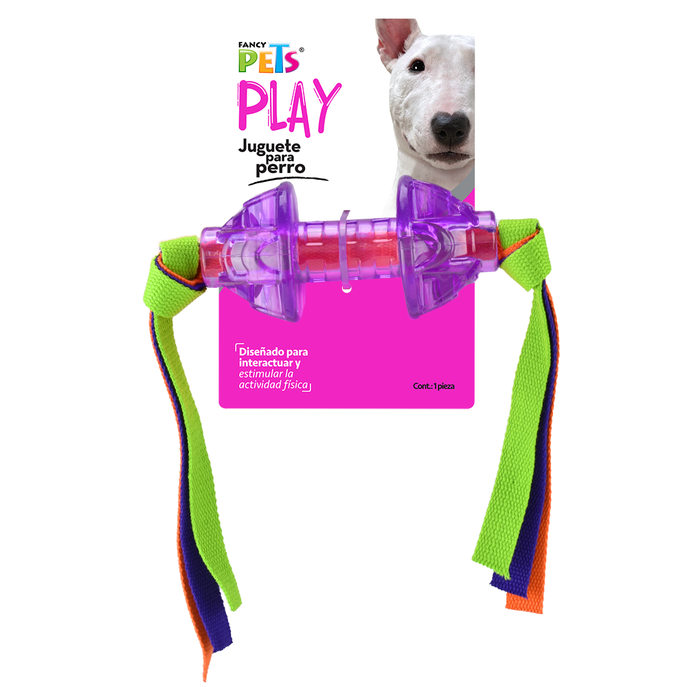Juguete Fancy Pets En Forma De Flecha Con Cintas Para Perro (HASTA AGOTAR EXISTENCIAS)