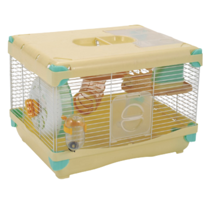 Jaula Casa Sunny De Plástico Para Hamster Importada De 1 Pisos Equipada