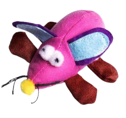 JUGUETE DE PELUCHE EN FORMA DE RATON PARA GATO