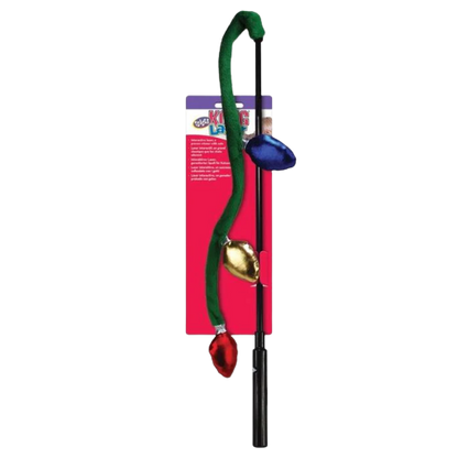 JUGUETE NAVIDEÑO EN FORMA DE VARITA CON LASER INTERACTIVO PARA GATOS