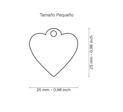 Placa De Identificación Dorada En Forma De Corazón Con Brillantina, Grabado Incluido