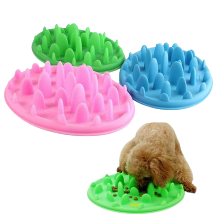 PLATO LABERINTO CIRCULAR TAMAÑO GRANDE PARA MASCOTA
