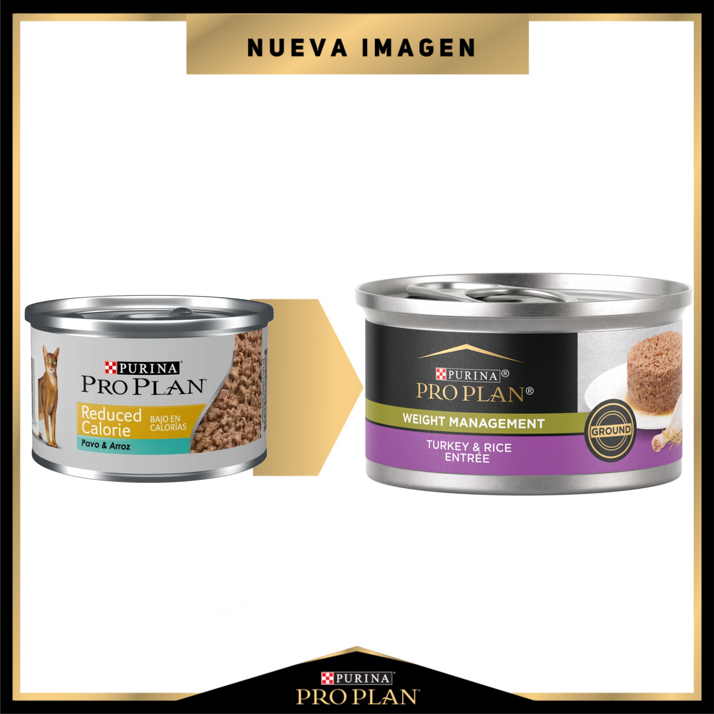 ALIMENTO HÚMEDO EN LATA PRO PLAN OPTIFIT REDUCED CALORIE PARA GATO ADULTO RECETA PAVO Y ARROZ 85 GR