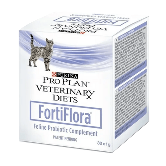 SUPLEMENTO PARA GATOS PRO PLAN VETERINARY DIETS FORTIFLORA CAJA CON 30 SOBRES
