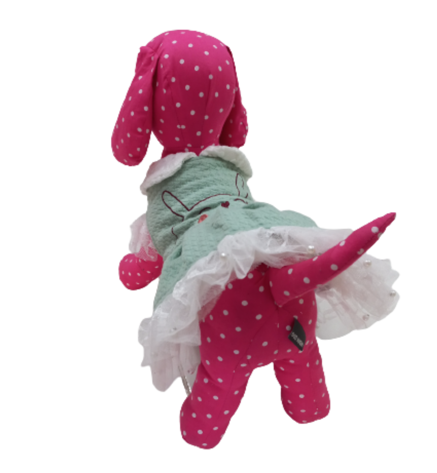 Ropa Vestido Con Diseño de Conejito Para Perro Hembra