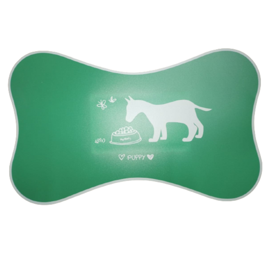 TAPETE EN FORMA DE HUESO PARA MASCOTAS