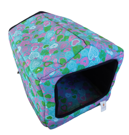 Cama Casa Hexagonal Diseños Variado Para Perros
