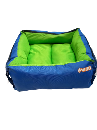 Cama Rectangular Con Cubre Asiento Coche Para Perros