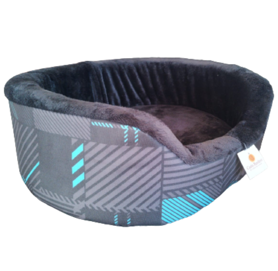 Cama Redonda Peluche Diferentes Diseños Para Perros
