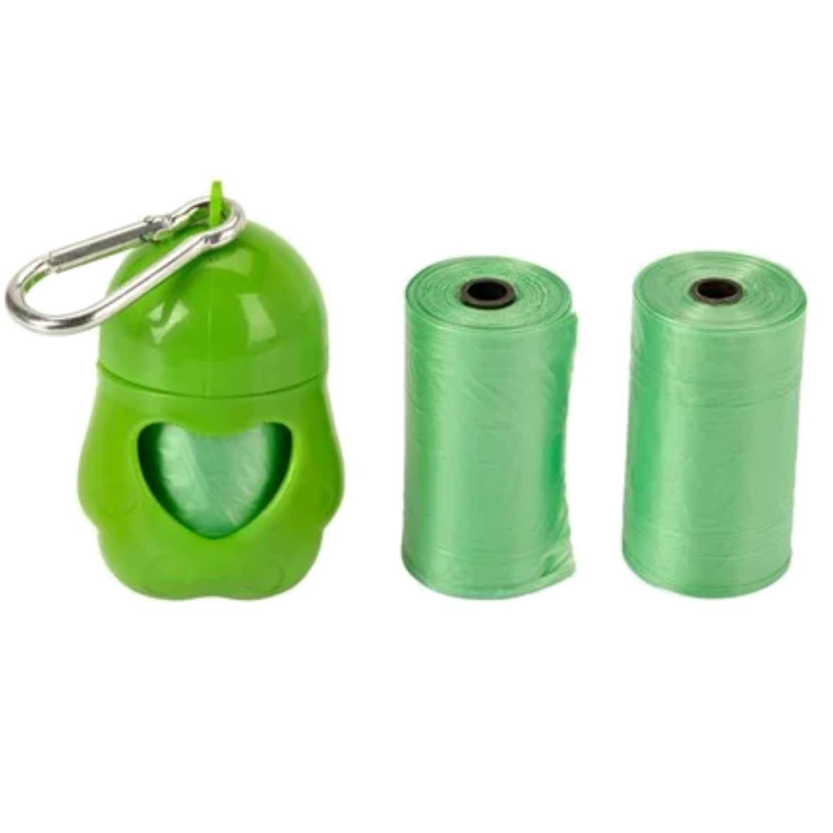DISPENSADOR DE BOLSAS EN FORMA DE HUELLA CON 5 ROLLOS