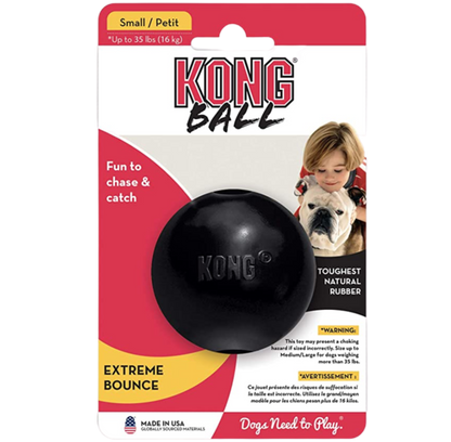 Juguete Mordedera Kong en Forma de Pelota Negra Para Perros