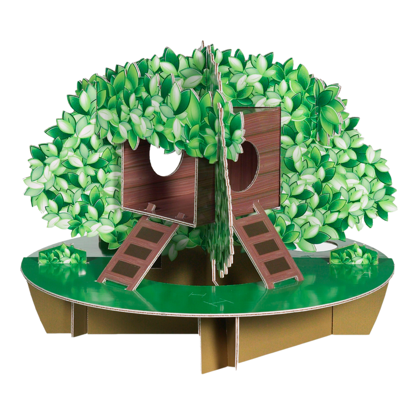 Juguete Habitrail Casa En El Arbol De Cartón Para Hámster