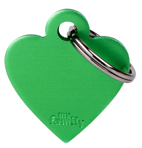 Placa De Identificación En Forma De Corazón Para Mascotas, Aluminio, Grabado Incluido