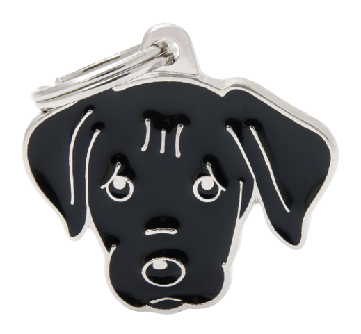 Placa De Identificación En Forma De Perro Labrador, Grabado Incluido