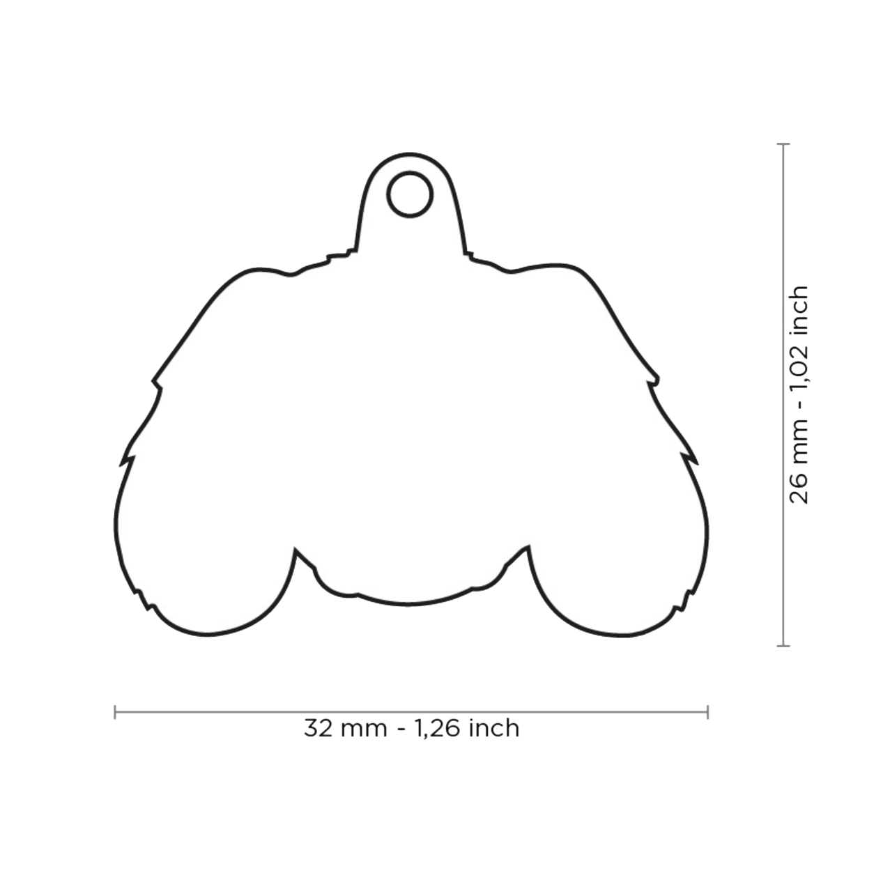 Placa De Identificación En Forma De Perro Cavalier King, Grabado Incluido